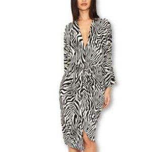 AX Paris AX Paris Zebra Print Wrap Dres Multi 4